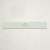 "Storybook Geese" - Baby Shower Belly Bands in Mint by Everett Paper Goods - Front
