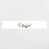 "Spring woodland" - Baby Shower Belly Bands in Elderflower by Sarah Knight - Front