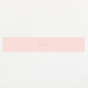 "Woodland Beginnings" - Baby Shower Belly Bands in Watermelon by Jennifer Wick - Front