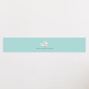 "Puppy" - Baby Shower Belly Bands in Little Boy Blue by Itsy Belle Studio - Front
