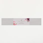 "Blooms" - Baby Shower Belly Bands in Rose by Lori Wemple - Front