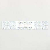 "Wildflower Ribbon" - Baby Shower Belly Bands in Cotswolds by Jackie Crawford - Front