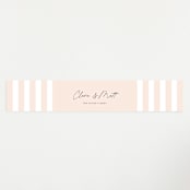 "big celebration, tiny addition" - Baby Shower Belly Bands in Blush by Sara Hicks Malone - Front