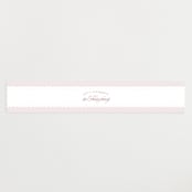 "Sweet Scallop" - Baby Shower Belly Bands in Ballerina by Lea Delaveris - Front
