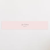 "Border Ribbon" - Baby Shower Belly Bands in Rosy Cheeks by Carolyn MacLaren - Front