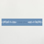 "Baby Vines" - Baby Shower Belly Bands in Sky by Alethea and Ruth - Front