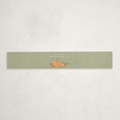 "Little Pumpkin" - Baby Shower Belly Bands in Latte by Creo Study - Front