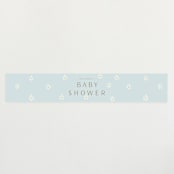 "Daisies" - Baby Shower Belly Bands in Baby Blue by Ani Somi - Front