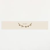 "Night Sky Garland" - Baby Shower Belly Bands in Ecru by Angela Thompson - Front