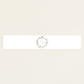 "Canopy" - Baby Shower Belly Bands in Ivy by Everett Paper Goods - Front