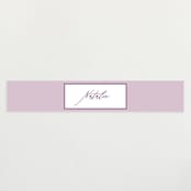 "Floral Wisp" - Baby Shower Belly Bands in Lavender by Susan Moyal - Front