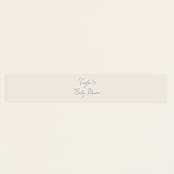"ribbon bow drawing" - Baby Shower Belly Bands in Dusty Blue by Cass Loh - Front