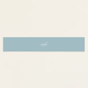 "Polished" - Baby Shower Belly Bands in Powder Blue by Jennifer Postorino - Front