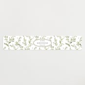 "Aveline" - Baby Shower Belly Bands in Diamond by Kate Ahn - Front
