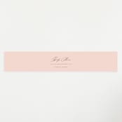 "Sweetheart" - Baby Shower Belly Bands in Blush by Paper Raven Co. - Front