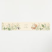 "Storybook" - Baby Shower Belly Bands in Mint by Jennifer Wick - Front