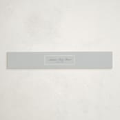"On Board" - Baby Shower Belly Bands in Fog by Stephanie Hawkes - Front