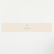 "Classic Start" - Baby Shower Belly Bands in Powder Blue by Carolyn MacLaren - Front