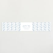 "Foxy Baby Shower" - Baby Shower Belly Bands in Denim by Hallie Fischer - Front