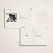 "the best thing" - Holiday Birth Announcement Cards in Teal by Ellen Schlegelmilch - Back of Card Options