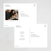 "Baby's First Christmas" - Holiday Birth Announcement Cards in Pine by Lori Wemple - Back of Card Options
