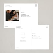 "Baby's First" - Holiday Birth Announcement Cards in Sage by Lissabeth Anglin - Back of Card Options