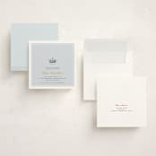 "Our Little Prince" - Baptism and Christening Invitations in Argonaut by Katie Beth Owens - Assembled