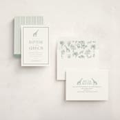 "Safari" - Baptism and Christening Invitations in Palm by Jenna Holcomb - Assembled