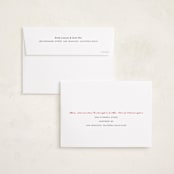 "The Merriest Christmas Of All" - Holiday Birth Announcement Cards in Fire Engine Red by Sara Hicks Malone - FREE Recipient Addressing