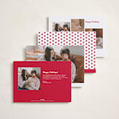 "blessed welcome" - Holiday Birth Announcement Cards in Snow by Susan Asbill - Back of Card Options