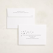 "Awaits" - Holiday Birth Announcement Cards in Ink by Blustery August - FREE Recipient Addressing