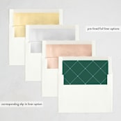 "Extra Cheer Here" - Holiday Birth Announcement Cards in Fir by Everett Paper Goods - Envelope Liner Options