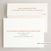 "FOIL Portrait Custom" - Holiday Birth Announcement Cards in Charcoal by Minted - FREE Recipient Addressing