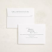 "Little Addition" - Holiday Birth Announcement Cards in Emerald by Sarah Brown - FREE Recipient Addressing