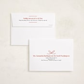 "Best Gift Ever bow" - Holiday Birth Announcement Cards in Citrus by Alethea and Ruth - FREE Recipient Addressing