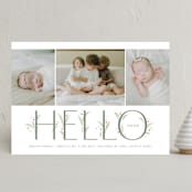 "Winter Morning" - Holiday Birth Announcement Cards in Festival by Erin L. Wilson - Front