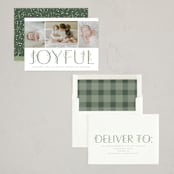 "Winter Morning" - Holiday Birth Announcement Cards in Festival by Erin L. Wilson - Assembled