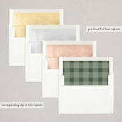 "Winter Morning" - Holiday Birth Announcement Cards in Festival by Erin L. Wilson - Envelope Liners