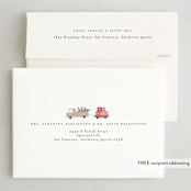 "Christmas special" - Holiday Birth Announcement Cards in Berry by Maja Cunningham - FREE Recipient Addressing