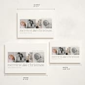 "Little Merriest" - Holiday Birth Announcement Cards in Forest by Sarah Brown - Formats Available