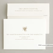 "New Addition" - Holiday Birth Announcement Cards in Eggnog by Benita Crandall - FREE Recipient Addressing