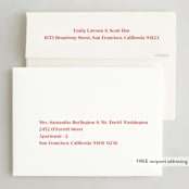 "A Little More" - Holiday Birth Announcement Cards in Rose by Jessie Steury - FREE Recipient Addressing