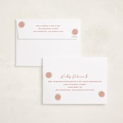 "Extra Cheer" - Holiday Birth Announcement Cards in Blush by fatfatin - FREE Recipient Addressing
