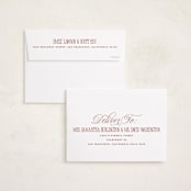 "Littlest Christmas" - Holiday Birth Announcement Cards in Cinnamon by Brooke Chandler - FREE Recipient Addressing