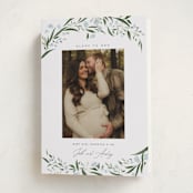 "aurelia" - Holiday Birth Announcement Cards in Winter by Erin L. Wilson - Folded Card