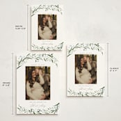 "aurelia" - Holiday Birth Announcement Cards in Winter by Erin L. Wilson - Formats Available