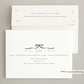 "Our Angel" - Holiday Birth Announcement Cards in Juniper by Jenna Holcomb - FREE Recipient Addressing