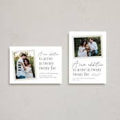 "New Addition" - Holiday Birth Announcement Cards in Winter by Heather Schertzer - Photo Orientation Options
