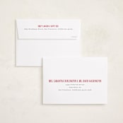 "Something Kind of Wonderful" - Holiday Birth Announcement Cards in Raspberry Pie by Corinne Malesic - FREE Recipient Addressing
