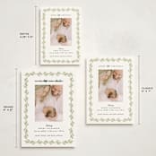 "Little Christmas" - Holiday Birth Announcement Cards in Mistletoe by Julie Murray - Formats Available